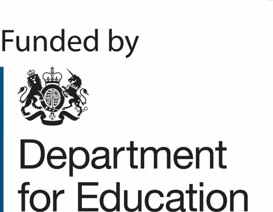 'Funded by Department for Education' Logo